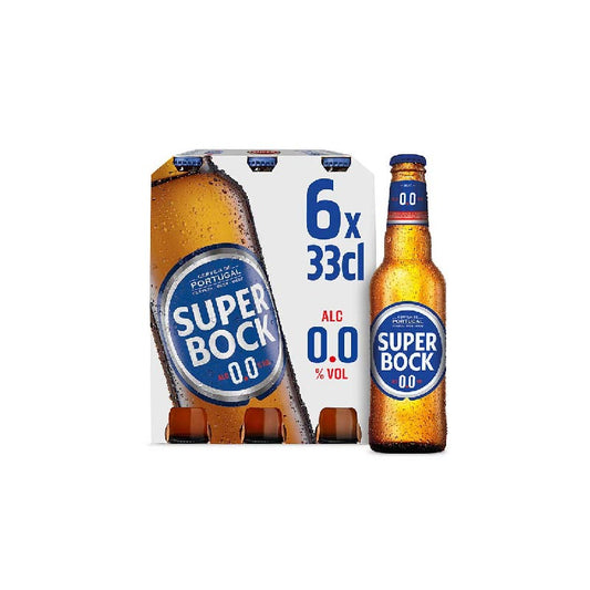 Cerveja 0% Super Bock 4x6x330ml