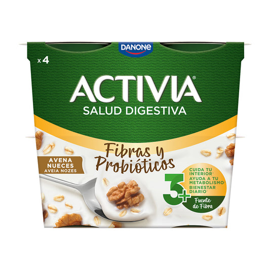 Activia Wcer Aveia/Noz 4x 120g