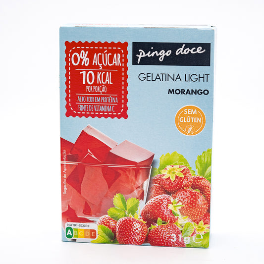 Gelatina Light Morango PD 31gr