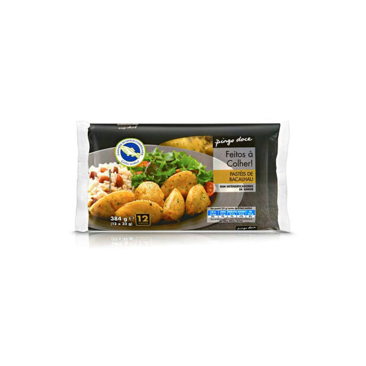 Pastéis de bacalhau Pingo Doce 384g