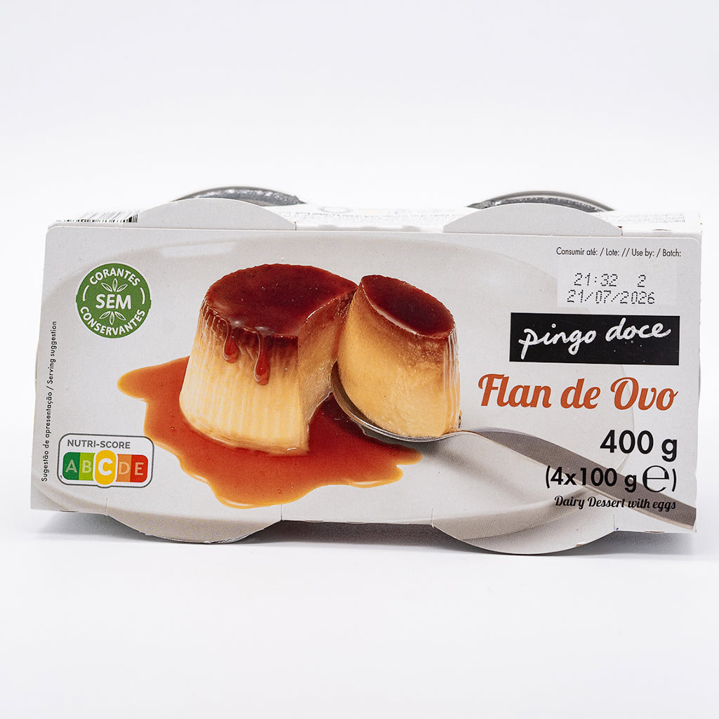 Pudim Flan Ovo PDOCE 4x 100g