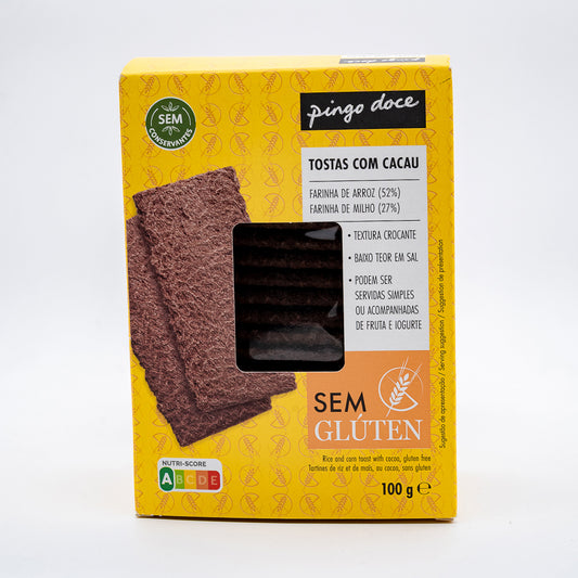 Tosta S/Gluten C/Cacau PD 100g