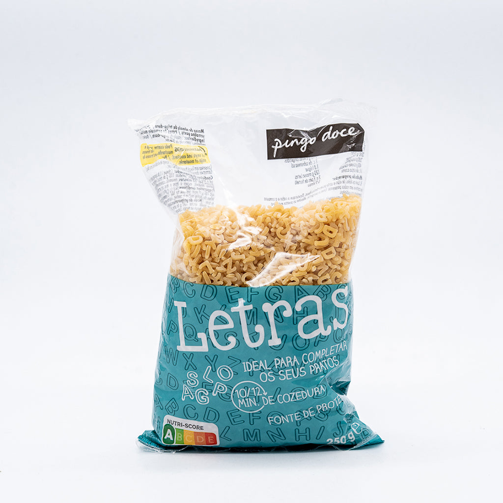 Massa Letras Pingo Doce 250g