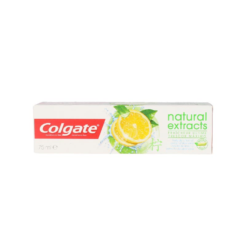 Pasta dentrifica natural lemon Colgate 75ml