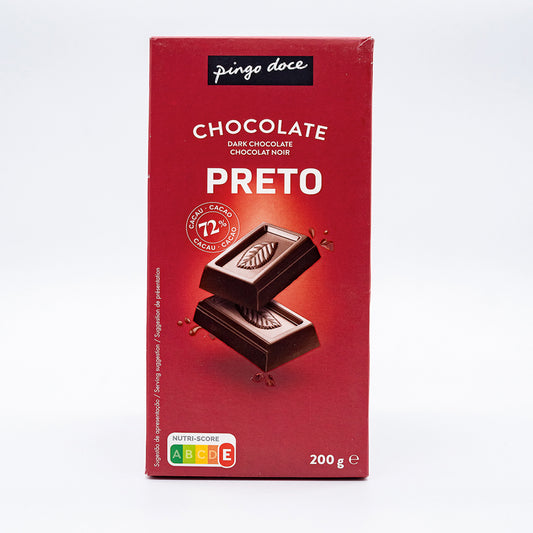 Choc Preto 72% PD 200g