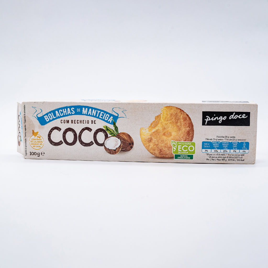Bol Manteiga C/Rec Coco PD 100g