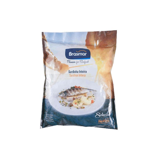 Sardinha inteira congelada Brasmar 900g