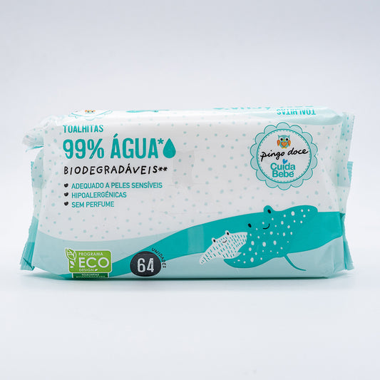 Toalhitas Bebe 99 Agua PD 64u