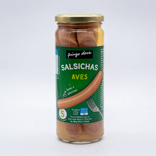 Salsicha Aves PD 5u 250g