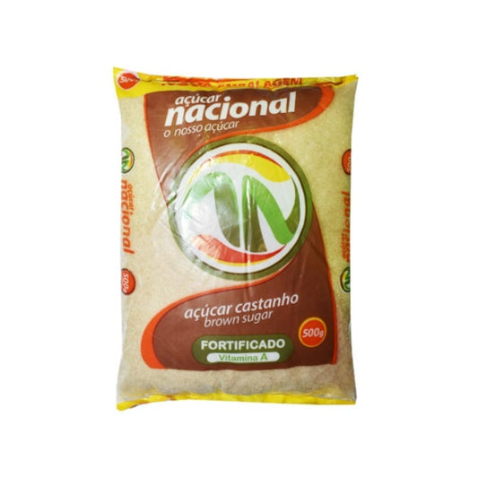 Açucar castanho Nacional 500g