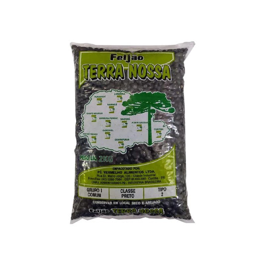 Feijão preto Nossa terra 2kg