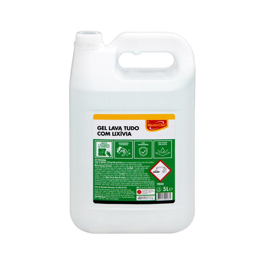 Gel lava com lixivia  Masterchef 5lt