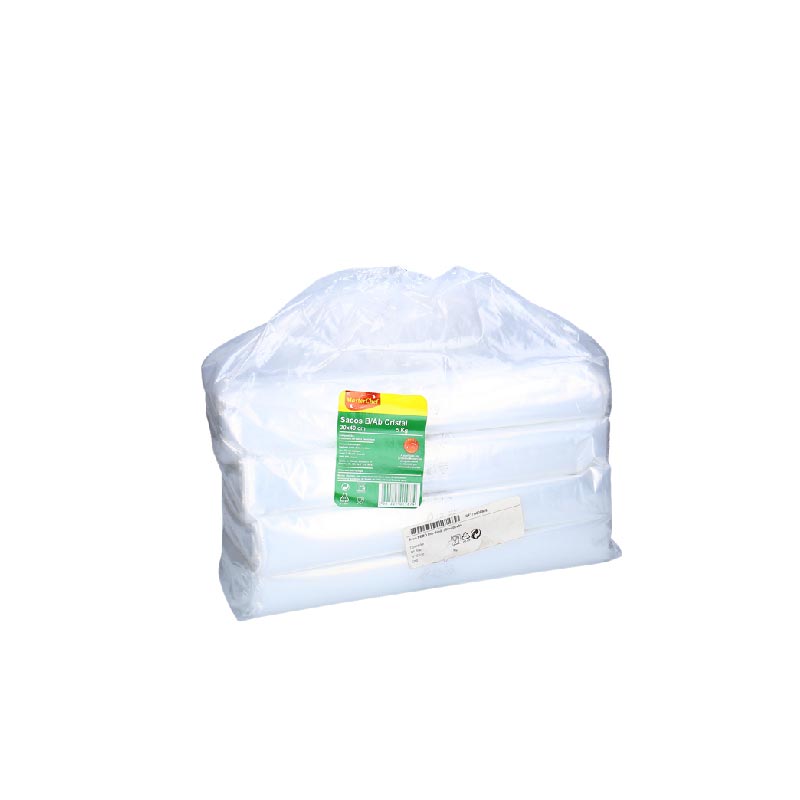 Saco pebd cristal 30x40 Masterchef 5kg