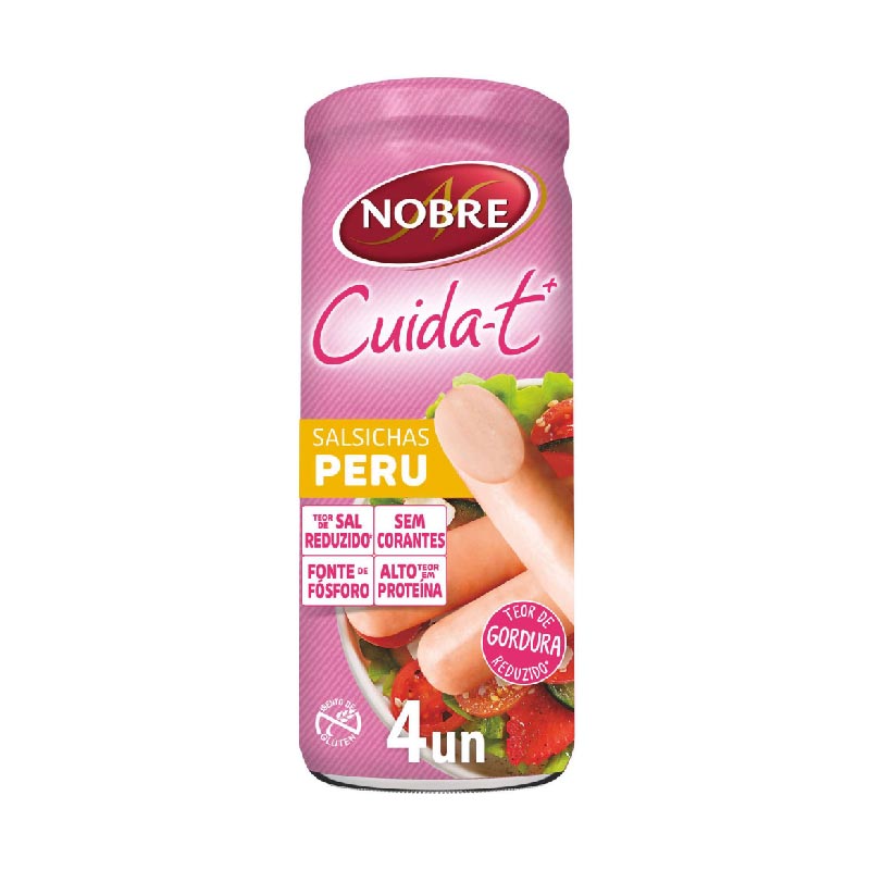 Salsicha peru Cuida-t Nobre frasco 4uni