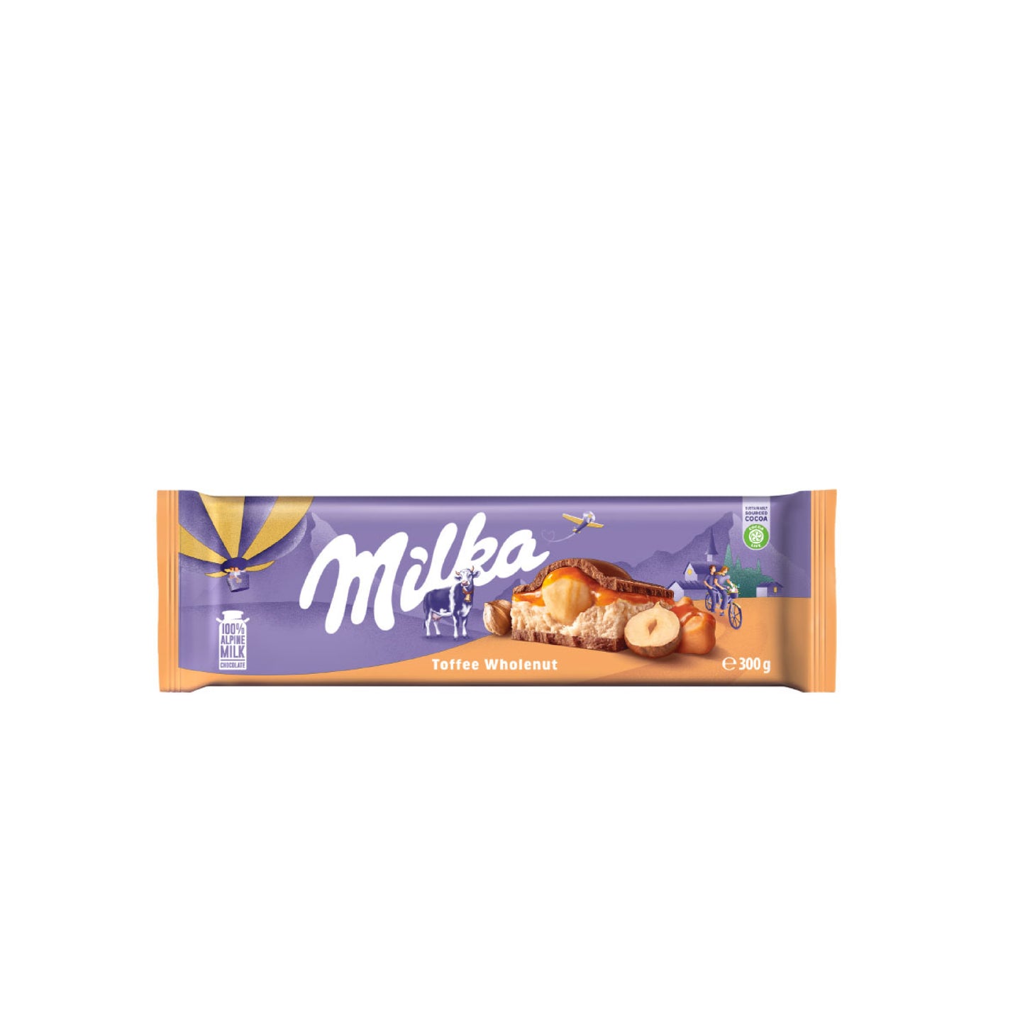 Tablete chocolate tofee&nuts Milka 300g