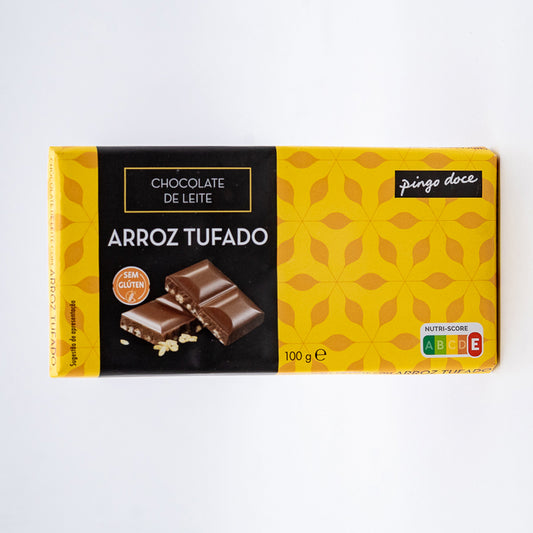 Choc Leite Arroz Tufad PD 100gr