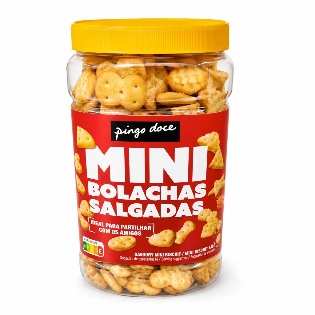 Mini Bolacha Salgada PD 350gr
