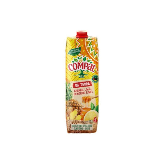 Sumo ananás/limão/gengibre/mel Compal 1lt