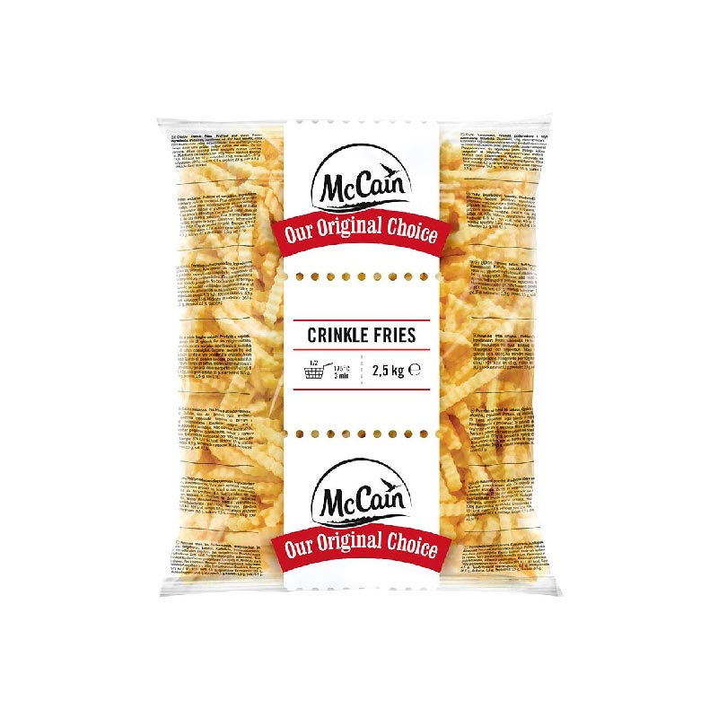 Batata palito 10mm congelada Mccain 6X2,5kg