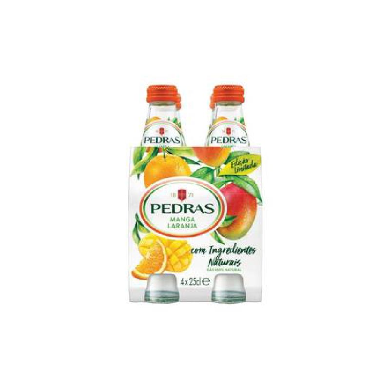 Água das Pedras manga laranja 24x250ml