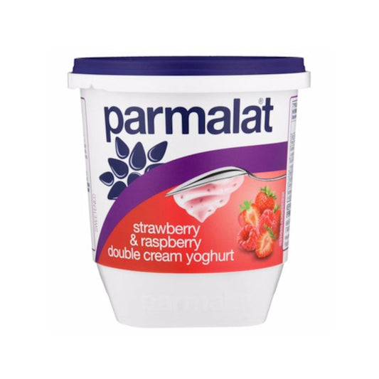 Iogurte double cream framb/morango parmalat 1L