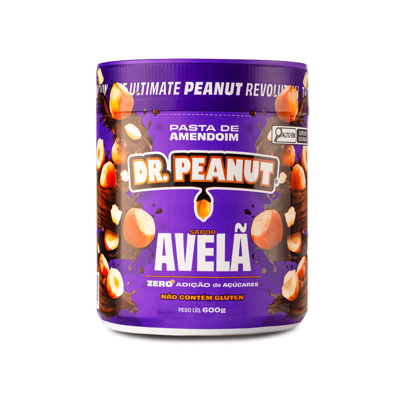 Pasta amendoim dr peanut avelã 600g