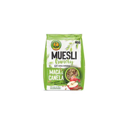 Muesli crun maça&can 100% 450g