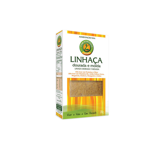 Linhaça dourada moída 100% 200g