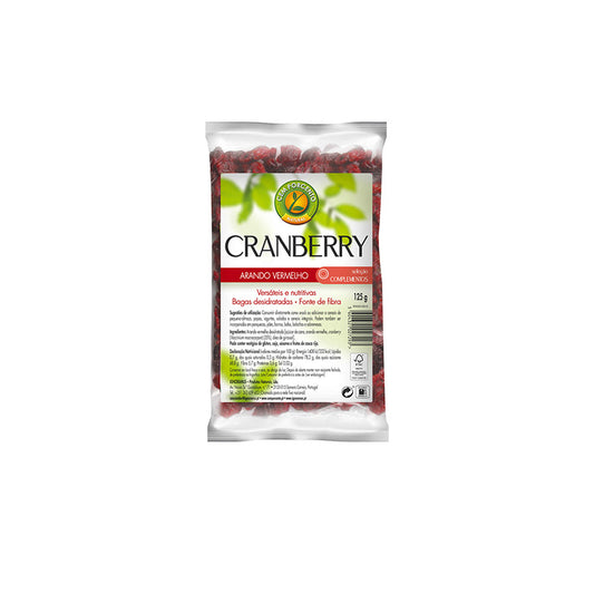 Bagas de cranberry 100% 125g