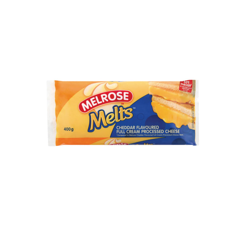 Queijo chedar fatiado melrose 400g