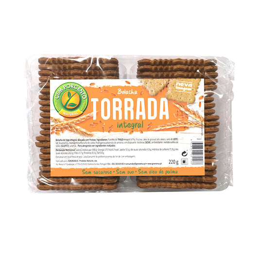 Bol torrada integral 100% 220g