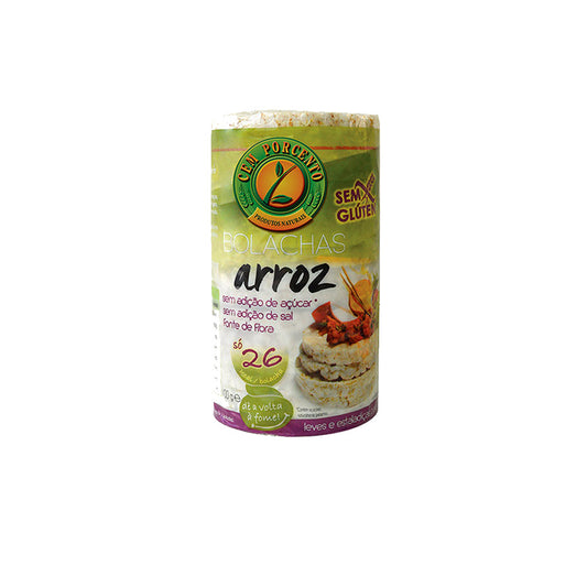 Bol arroz s/sal&s/gl 100% 100g