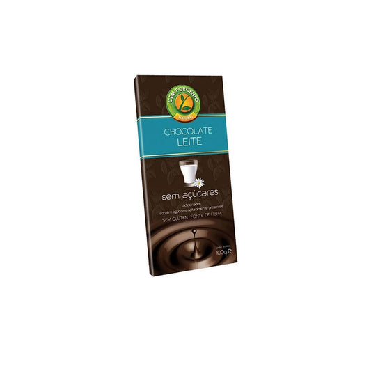 Chocolate leite s/ac 100% 100g