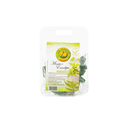 Rebuçados menta/eucal 100% 75g