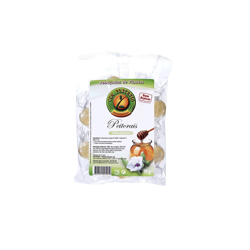 Rebuçados peitorais 100% 75g