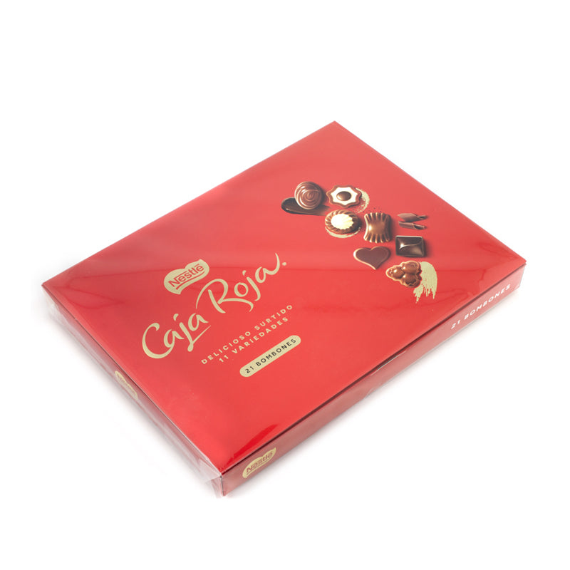 Bombom chocolate Caja roja 198gr