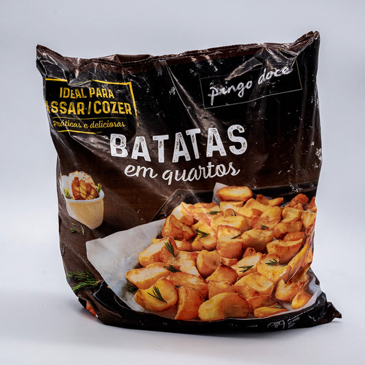 Batata Quartos P/Assar PD 1kg