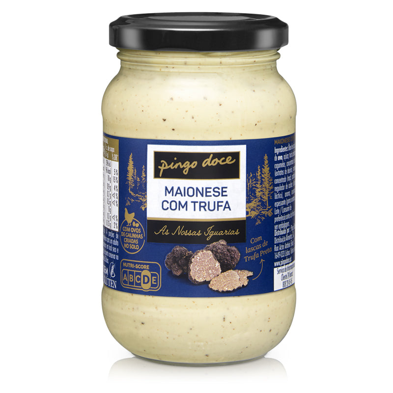 Maionese Pingo Doce top down 414g