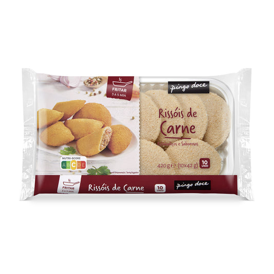 Rissol de carne pre frito pingo doce 8x42gr