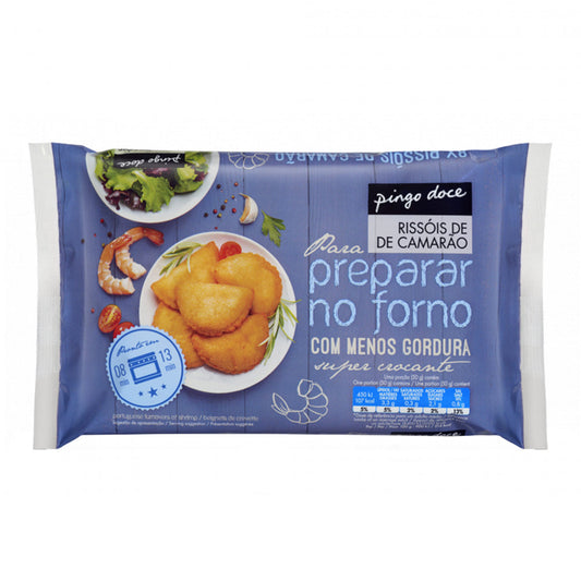 Rissois camarão pre frito forno PD 8x50gr
