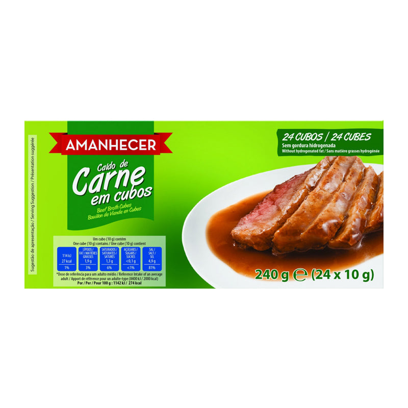 Caldo de carne Amanhecer 24 cubos