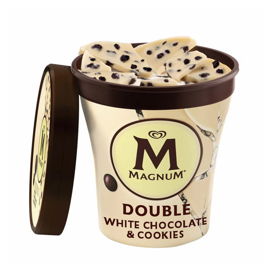 Gelado chocolate barnco e cookies pint Magnum 440ml
