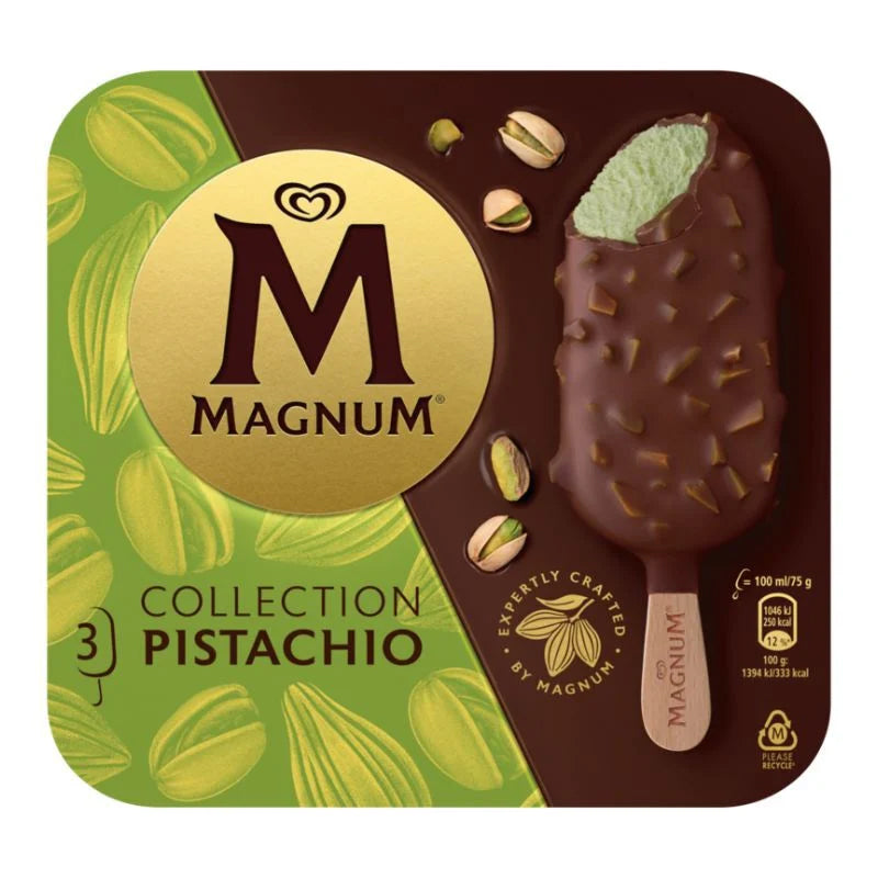 Gelado de pistachio Magnum 3un