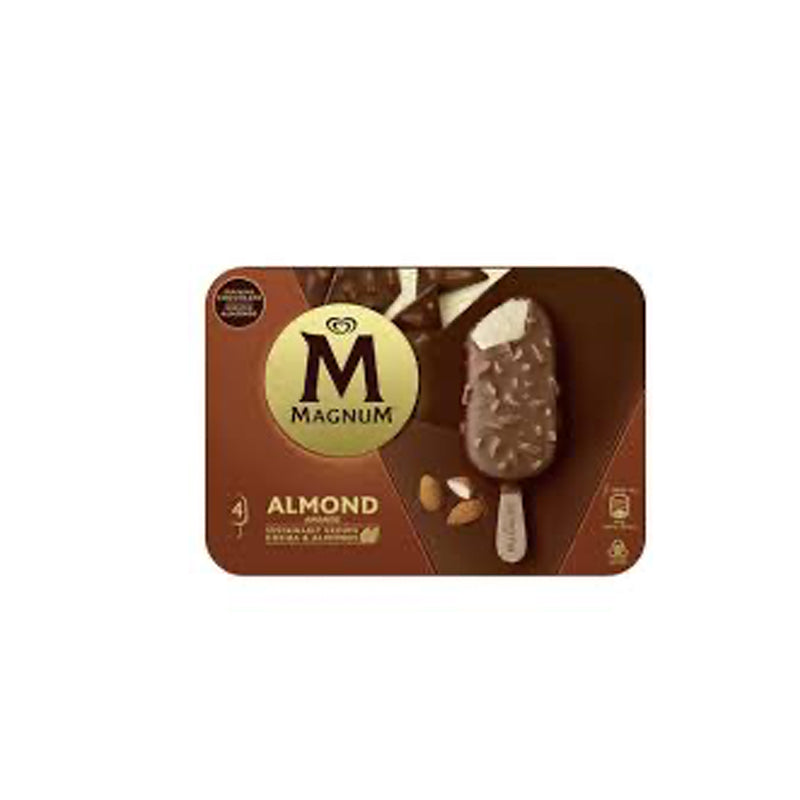 Gelado de amendoas Magnum 4un