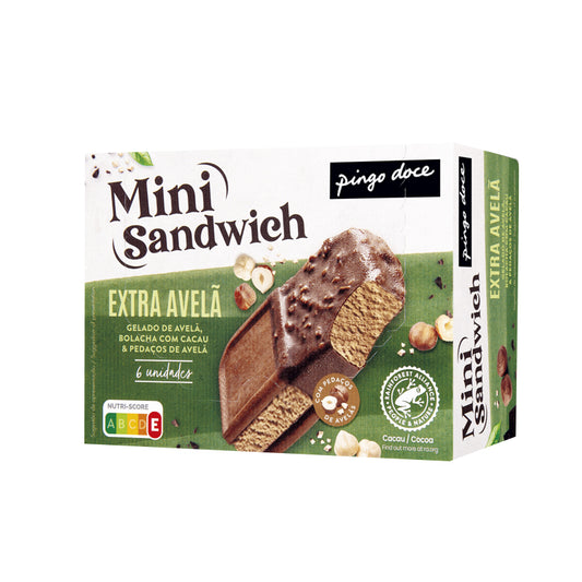 Gelado mini sandwich avela pd 6x60ml
