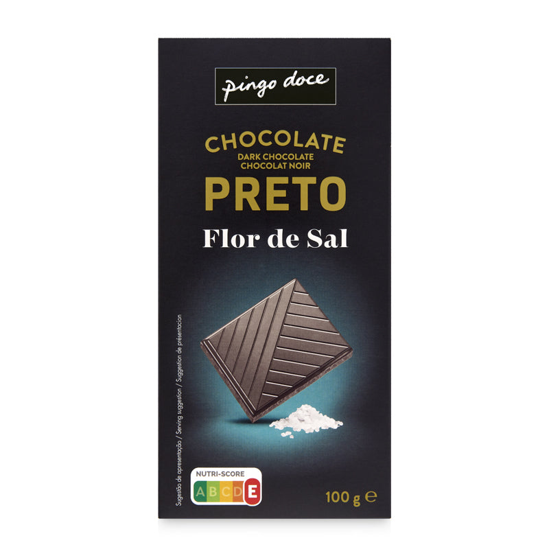 Chocolate preto folr sal PD 100GR
