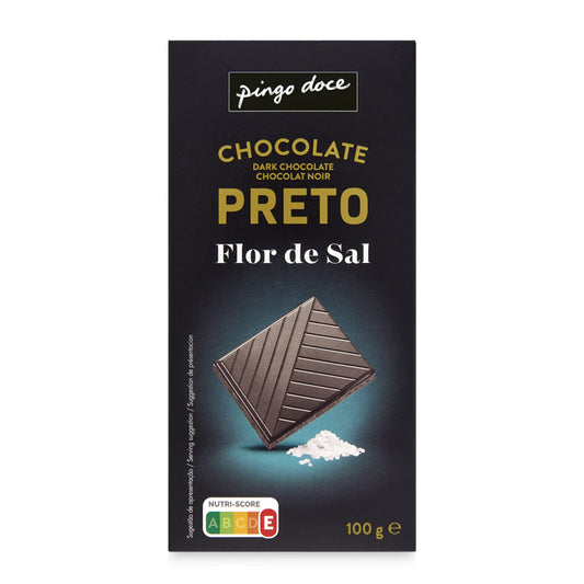 Chocolate preto folr sal PD 100GR