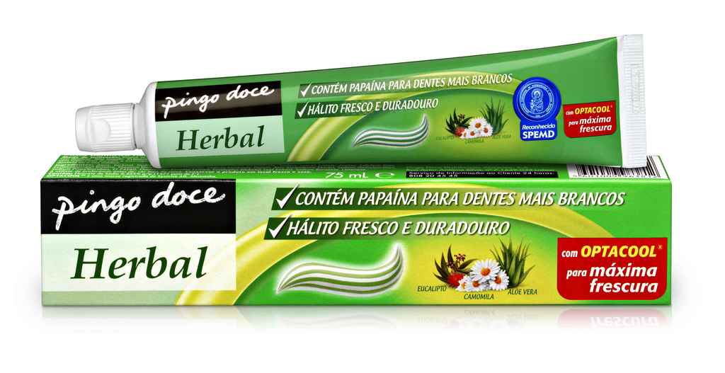 Pasta dentes herbal Pingo doce 100ML