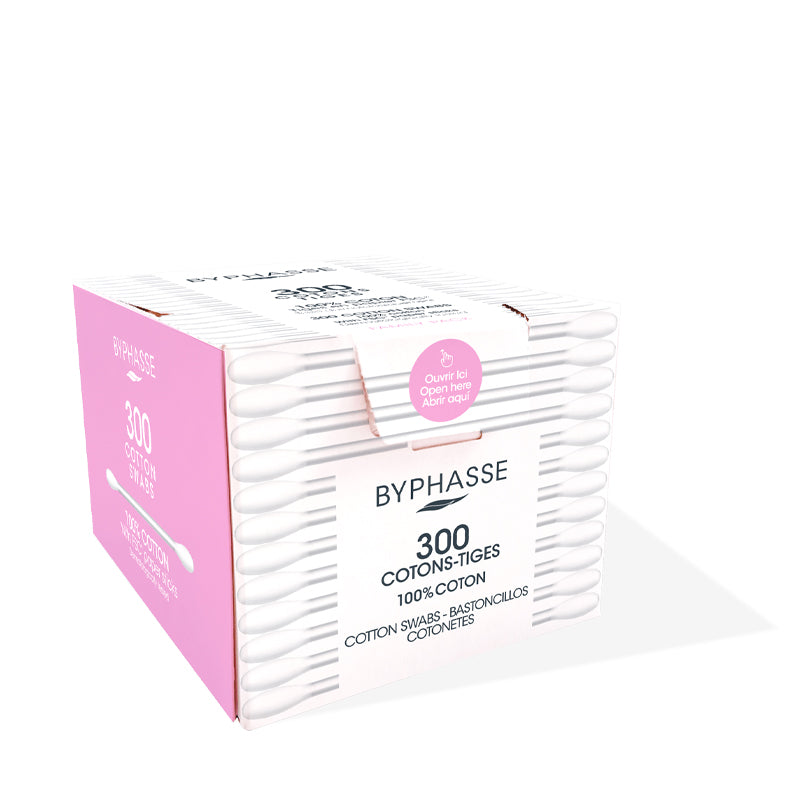 Cotonetes algodao Byphasse 300UN