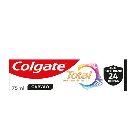 Pasta dentrifica total carvão Colgate 75ml